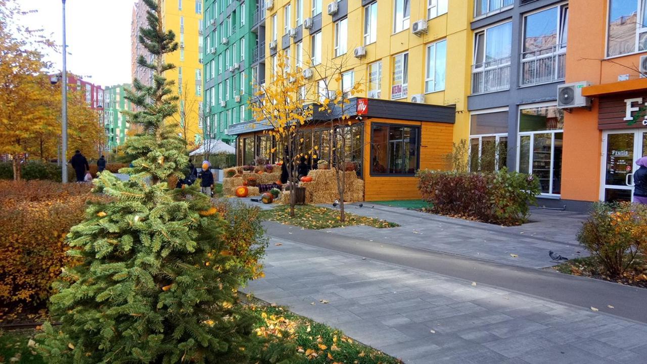 Georgeous Bright Studio In A Bright Residential Complex Comfort Town Кт-08 เคียฟ ภายนอก รูปภาพ