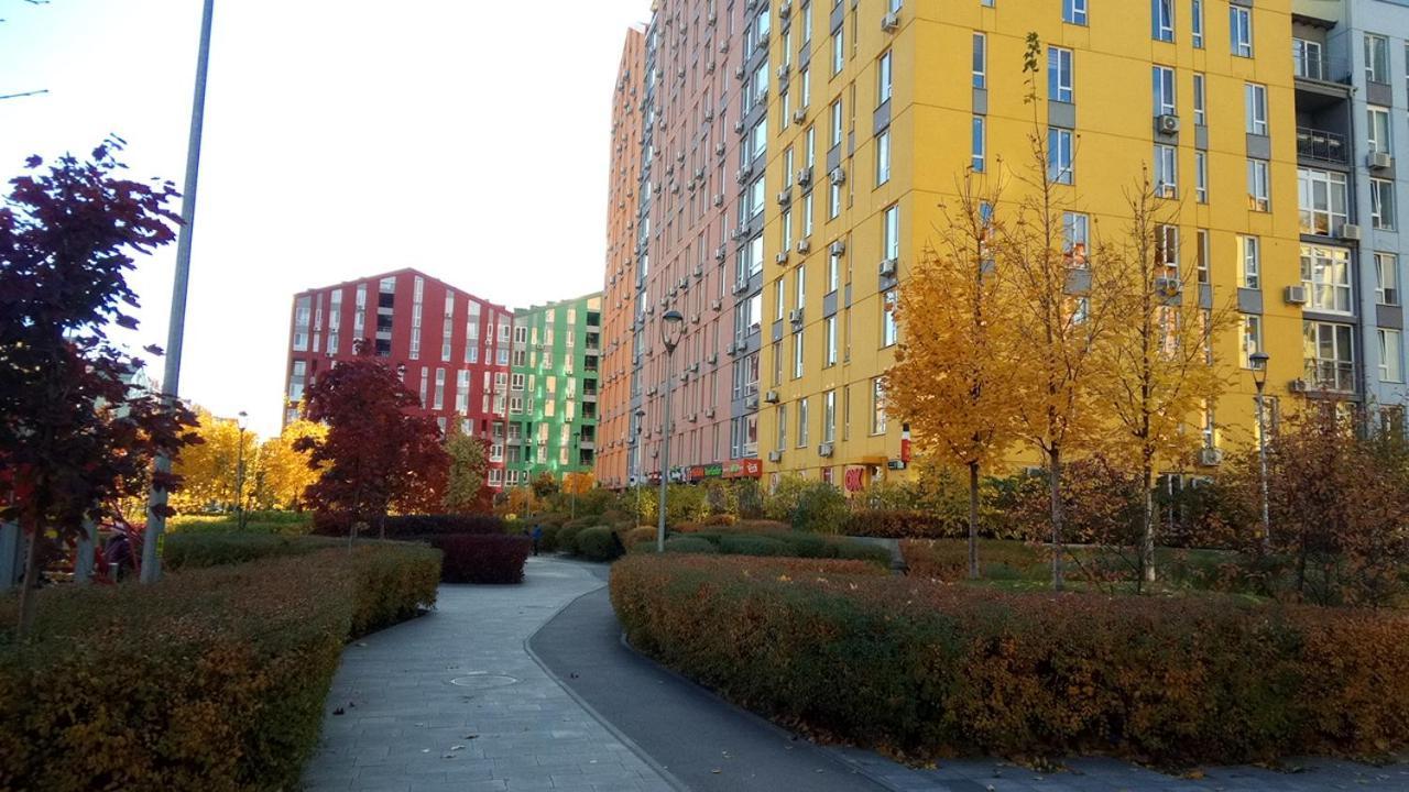 Georgeous Bright Studio In A Bright Residential Complex Comfort Town Кт-08 เคียฟ ภายนอก รูปภาพ