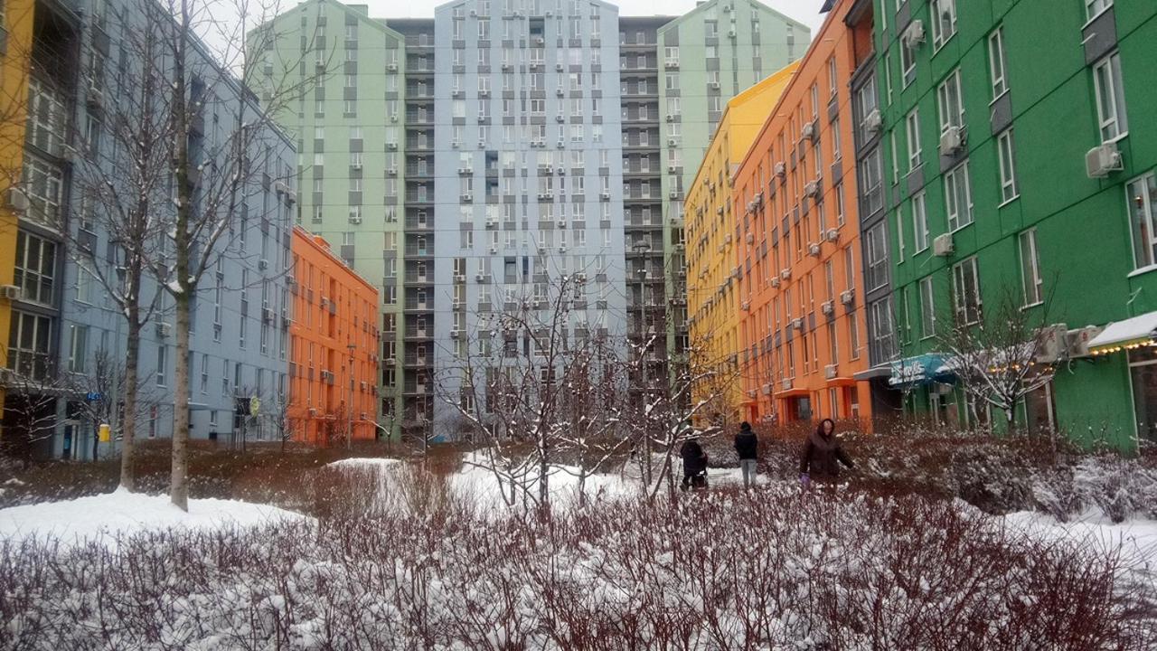 Georgeous Bright Studio In A Bright Residential Complex Comfort Town Кт-08 เคียฟ ภายนอก รูปภาพ