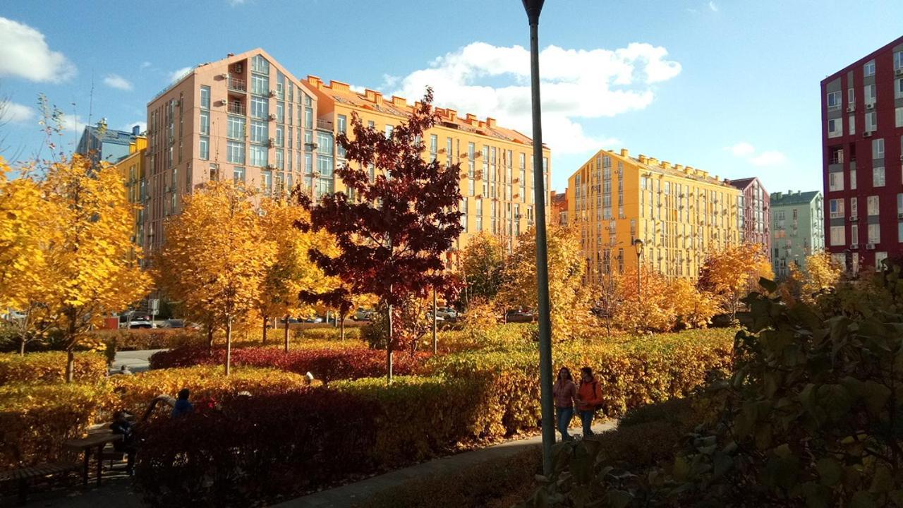 Georgeous Bright Studio In A Bright Residential Complex Comfort Town Кт-08 เคียฟ ภายนอก รูปภาพ