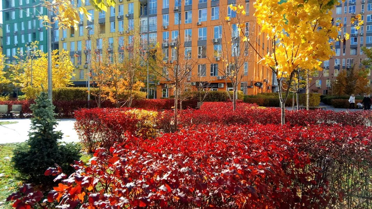 Georgeous Bright Studio In A Bright Residential Complex Comfort Town Кт-08 เคียฟ ภายนอก รูปภาพ